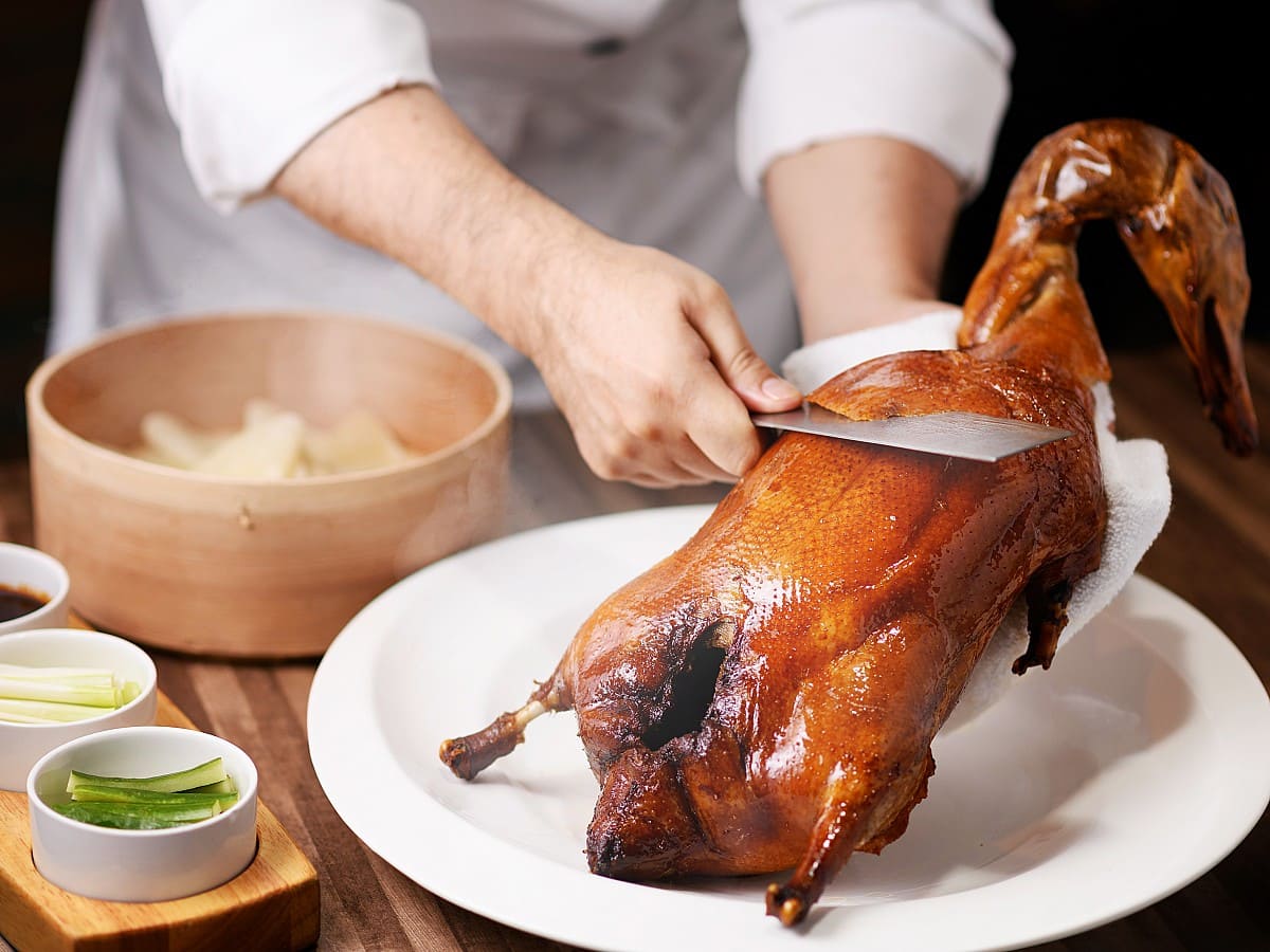 竹北餐廳推薦：上菜片皮鴨專賣店